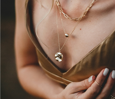 Handcrafted jewelry pieces